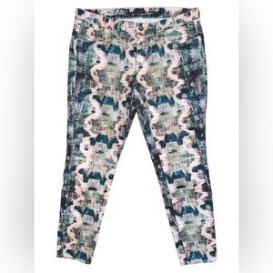 Madewell, Snake Print Pants, Pink & Green, Size 30, Used